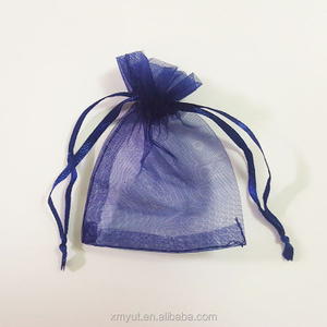 Customized Fuzzy Organza Drawstring Pouch for Jewelry 24 Colors Accepts Custom Logo Printing
