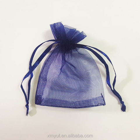 Customized Fuzzy Organza Drawstring Pouch for Jewelry 24 Colors Accepts Custom Logo Printing