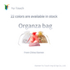Drawstring Bag Accept Customized Logo Printing 24 Colors Candy Gift Organza Bag 24 Colors for Chosen Recyclable Drawstring