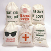 Small Organic Cotton Drawstring Pouch Customized Organic Cotton Drawstring Bag Eco Muslin Cotton Jewelry Packaging Pouch