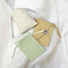 Wholesale Jewelry Packaging Pouch and Box Custom Logo Pendant Gift With One Sided Suede Jewelry Pouch Bag
