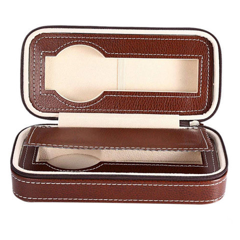 New Wholesale Luxury Leather Watch Jewelry Box Watch Display Box Packaging Watch Boxes Cases