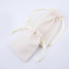 Luxury Color Velvet Jewelry Storage Bag Custom Logo Printed Velvet Drawstring Perfume Gift Packing Pouch