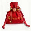 Custom Logo Microfiber Jewelry Pouch High Quality Ring Necklace Jewelry Bag Jewelry Packaging Drawstring Pouch