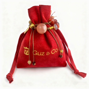Custom Logo Microfiber Jewelry Pouch High Quality Ring Necklace Jewelry Bag Jewelry Packaging Drawstring Pouch