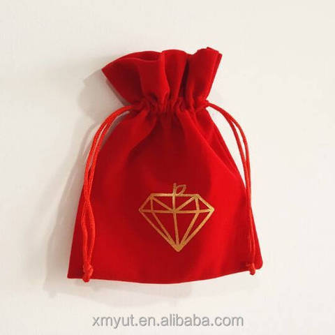 Custom Printed Velvet Pouch/velvet Bag Gift Drawstring Recyclable 81 Colors 81 Colors on Hand or Customize Acceptable Accept