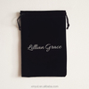 Velvet Pouch Drawstring Bag or Customized Acceptable Gift Recyclable Screen Printing,hot Stamping Jewelry Pouch with logo