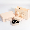 Newest Custom Logo Corrugated Color Mailer Jewelry Paper Packing Set Jewellery Box Shipping Jewlery Box Packaging