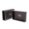 Custom Ring Bracelet Earring and Necklace Box Paper Box Packaging Jewelry Thick Black Gift Packaging Customized Size Cardboard