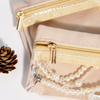 New Small Zipper Storage Pouch Necklace Jewelry Watch Parts Storage Portable Transparent Visible Organizing Bag for Women Gifts