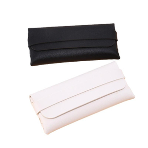 Leather Glasses Case Cheap Fashion Sunglasses case Custom logo Pu Glasses Box Packaging Leather Sunglasses Accessories