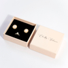 Luxury Custom Luxury Jewelry CASE Custom Lid Base Ring Earring Gift Packaging Box Luxury Jewelry Box Set Paper Watch Storage