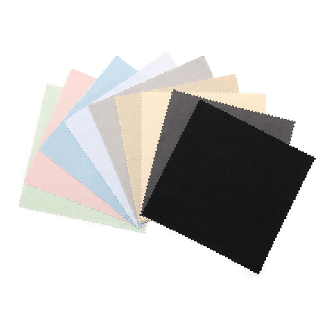Custom Logo Microfiber Lens Cleaning Cloth for Eyeglasses and Sunglasses Popular Silk Suede Glass Cleaning Cloths