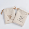 Custom Logo Soft Suede Velvet Drawstring Gift Bag High Quality Fabric Pouch for Rings Perfume Jewellery Jewelry Container