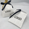Eco-friendly Custom Cotton Bags Cotton Mesh Tote Pouch Canvas Tote Bags Diverse Cotton Bags for Clothing Shoes Protection