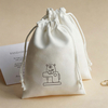 Hot Selling Custom Logo Printed Drawstring Bags, Cosmetic Packaging Velvet Velour Jewelry Pouches