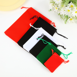 Drawstring velvet bags