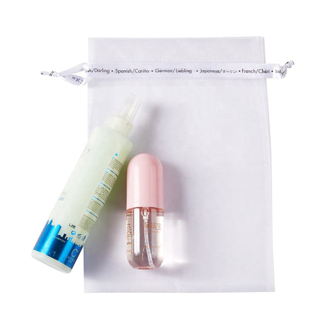 Cheap High Quality Custom Printed Organza Bags Jewelry Gift Cosmetic Packaging Bag with logo Ribbon