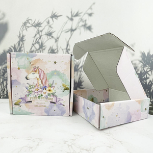 Customized Subscription Packaging Box for Corrugated Airplane Fashionable Logo Printed with Matt Lamination and Embossing