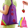 Customized Printing Logo Polyester Foldable Shopping Bag Women's Clothes Drawstring Shopping Bag Polyester Bag