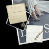 High Quality Jewelry Pouch Bag Custom Emboss Ring Bracelet Jewelry Pouch Packaging Bag Microfiber Envelope Jewelry Bag