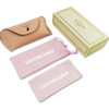 Luxury Sunglasses Flip-top Case Box Black Glasses Pouches Cloth Eyewear Package Sunglasses Drawer Box Set