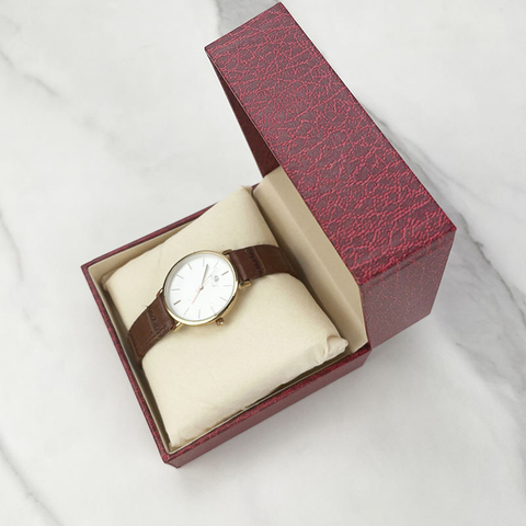 OEM Custom Environmental protection Recycled Paper Watch Box Gift Set Pu Leather Double Open Watch Luxury Box Single Watch Box