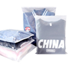 Free Design Customized PVC Printing Frosted Storage Waterproof Compostable Poly Zipper Shipping Plastic Ziplock Bags
