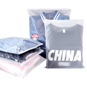 Free Design Customized PVC Printing Frosted Storage Waterproof Compostable Poly Zipper Shipping Plastic Ziplock Bags