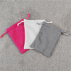 OEM Customized Printing Logo 11 Colors Luxury Jewelry Bags Suede Bag Velvet Gift Pouch for Jewelry Drawstring Bag