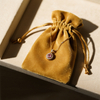 Eco-frinedly Velvet Jewelry Pouch Earring Necklace Jewelry Drawstring Packaging Bag Pouch Custom logo Jewelry Gift Bag