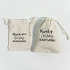 Custom Printed Biodegradable Linen & Cotton Jute Bag Reusable Drawstring Pouch for Jewelry Soap & Gift Packaging