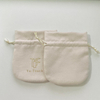 High Quality Custom Logo Drawstring Perfume Packaging Bag Chic Gift Bag Microfiber Luxury Earrings Jewelry Pouch with logo