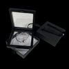Custom Gift Storage Box Floating Coins Holder Stand Square Show Case Display Frame Medallions Multifunction Jewelry Box