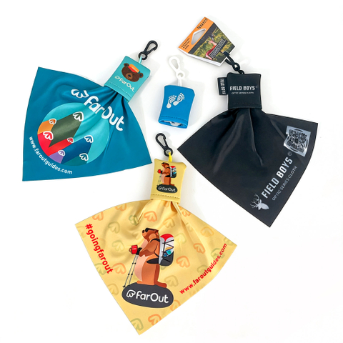 Reusable Custom Printed Gift Sling Cloth Key Chain Small Bag Microfiber Cloth Portable Digital Sunglasses Glasses Cleaning Cloth