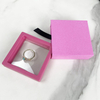 7x7 9x9cm Thin Suspension Frame Display Packaging Case 3D Floating Transparent Square PVC Plastic Pe Film Dustproof Jewelry Box