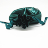 Custom Dark Green Satin Drawstring Bags with Embroidery Smooth Silk Lingerie Dust Storage Stylish Gift Satin Bags