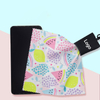 Custom Print Logo Portable Microfiber Glasses Cleaning Cloth Watch Lens Sunglasses Cloth Clip Key Chain Microfiber Glass Cloth