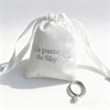 Custom White Jewelry Drawstring Velvet Pouch Bag Velvet Storage Products Using Velvet Pouch Bags With Logo