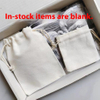 Custom Cotton Drawstring Bag Small Canvas Jewelry Cloth Storage Bag with Recyclable Feature for Gift Use