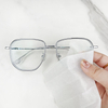 Factory One-off OEM Disposable Anti Fog Optical Glasses Cleaning Screen Lens Wet Wiping Paper Tissue