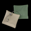 PU Leather Small Jewelry Bag No Zipper Travel Cosmetic Pouch Waterproof Portable Makeup Bag Magnetic Jewelry Bag