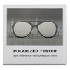 Wholesale Eco-Friendly Polarized Sunglasses Tester Glasses Accessories with Test Card