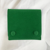 Custom Button logo Printed Small Envelope Flap Bag Luxury Suede Necklace Jewelry Collection Bag
