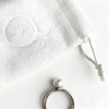 Wholesale Custom Print Soft Jewelry Flannel Velvet Bag Flannel Drawstring Bag Jewellery Pouch for Ring