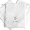 Recyclable Custom Screen Printed Logo Velvet Jewelry Gift Bag High Quality Soft Fabric Jewelry Drawstring Pouch