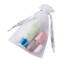 Cheap High Quality Custom Printed Organza Bags Jewelry Gift Cosmetic Packaging Bag with logo Ribbon