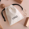 Custom Logo Textile Packaging Cotton Drawstring Bags Cotton Bags Pouch for Shopping Cotton Dust Bags with Different Applications