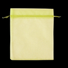 Custom 7x9cm Organza Small Drawstring Bags for Jewelry Wedding Favor 21 Kind Colors Acceptable Black Packaging Printing