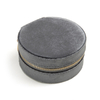 Professional Customized Velvet Zipper Closure Earring Storage Case Mini Luxury Packaging Leather Jewelry Box